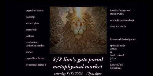 8\/8 lion\u2019s gate portal metaphysical market