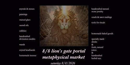 8\/8 lion\u2019s gate portal metaphysical market