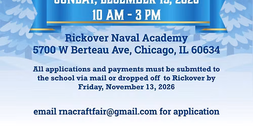 Rickover\u2019s 2nd Annual Winter Art & Craft Fair