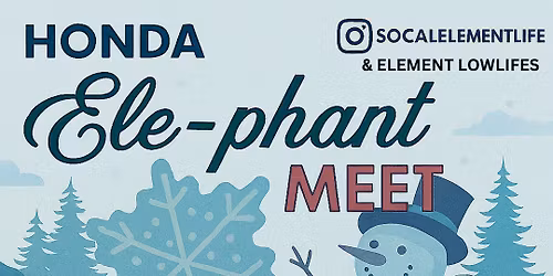 Honda Element Meet And Cookie Potluck