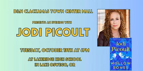 Jodi Picoult celebrates HOLLOW BONES!