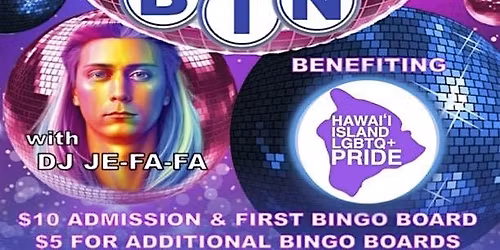 DRAG BINGO- HI PRIDE TOY DRIVE!