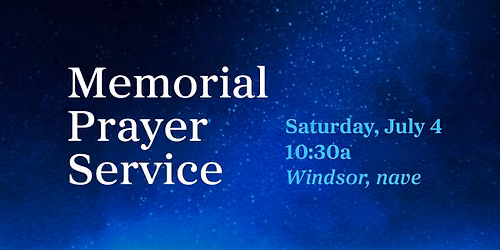 Memorial Prayer Service