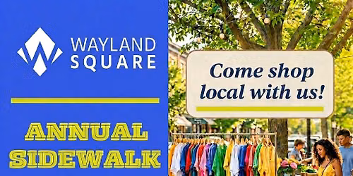 Wayland Square Annual Sidewalk Sale 