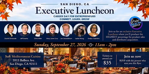 THL San Diego Executive Luncheon - Career Day for Entrepreneurs