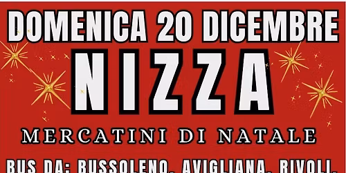 GITA A NIZZA: MERCATINI DI NATALE