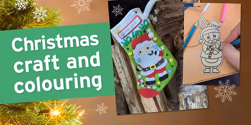 Christmas craft and colouring