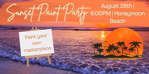 Paint a Sunset at Honeymoon Island 8\/28