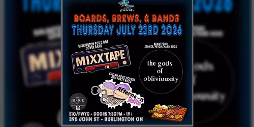 Boards, Brews & Bands - Live at The Block Co