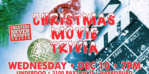 Christmas Movie Trivia at Underdog Sports Bar & Grill - Harrisburg