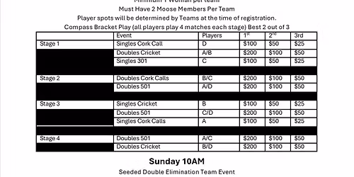 Mixed Moose Team Tournament