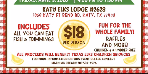 Katy Elks Sweetheart Fish Fry 