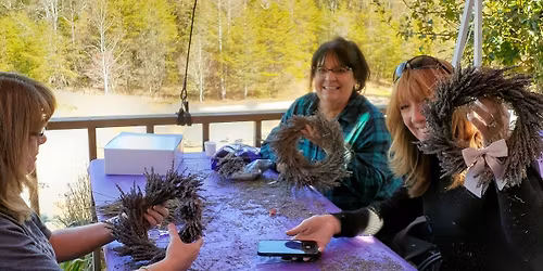 Make a Dried Lavender Wreath