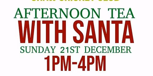 Afternoon Tea with Santa 