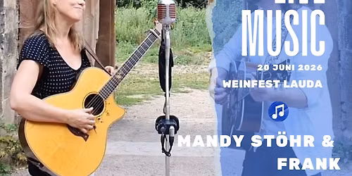 Livemusik mit Mandy St\u00f6hr und Frank Leumer