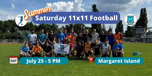 Saturday 11x11 Football at MAC - BAIS