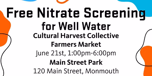 No Cost Nitrate Screening - Cultural Harvest Collective