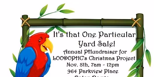 One Particular PHunraising Yard Sale!