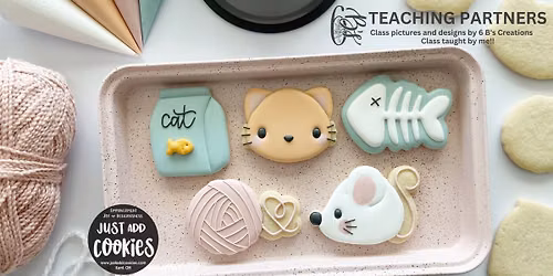 Purrfect Paws \ud83d\udc08 Cookie Decorating Class