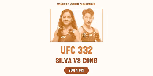 UFC 332: Silva vs Cong at The Vineyard!