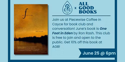Piecewise Book Club: "One Foot in Eden"