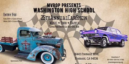 MVROP Presents the 26th Annual WHS Car Show