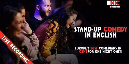 RED MIC \u2022 English Stand Up Comedy Night in Gent