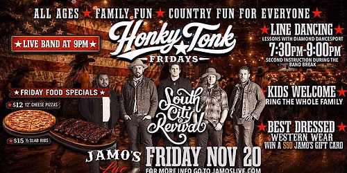 Honky Tonk Fridays | South City Revival at Jamo's