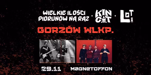 WIELKIE ILO\u015aCI PIORUN\u00d3W NA RAZ + KIN CAT + LOTA \/\/ Gorz\u00f3w Wlkp. MAGNETOFFON \/\/ 29.11.2025