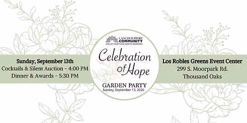 2026 Celebration of Hope Garden Party