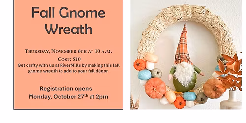 Fall Gnome Wreath