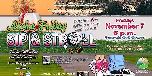 Sip & Stroll at Nagorski Golf Course