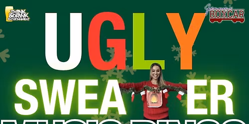 UGLY Sweater Music Bingo Christmas Party @ Jennie's Boxcar (East Moline, IL) \/ Sat Dec 20th @ 7pm