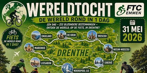 Wereldtocht 2026 - NIEUW