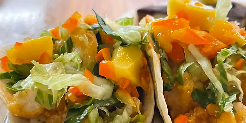 It’s Taco Tuesday at Captain Brian’s! 🌮🎉 Get 2 Shrimp Tacos for just $12, served with 1 Side!