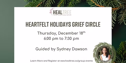 Heartfelt Holidays Grief Circle