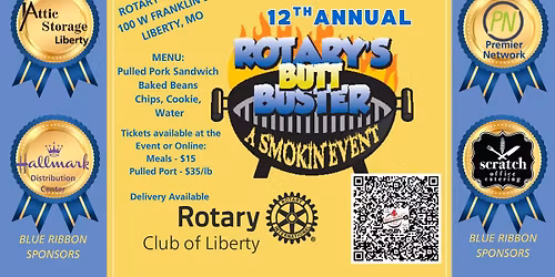 12th Annual Rotary Butt Buster BBQ