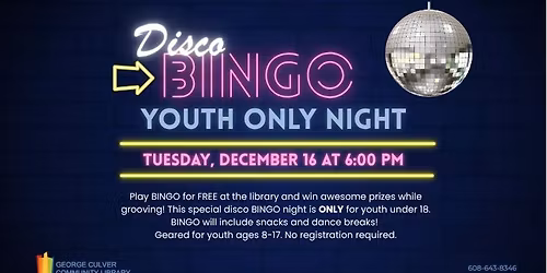 Disc Bingo: Youth Only Night