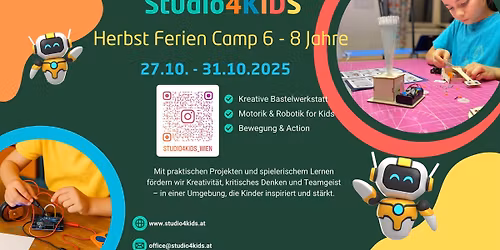 \ud83c\udf89 Autumn Holiday Camp \u201cCreative & Active\u201d \u2013 5 days full of fun for kids aged 6\u20138! \ud83c\udf89