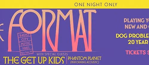 The Format at Stage AE