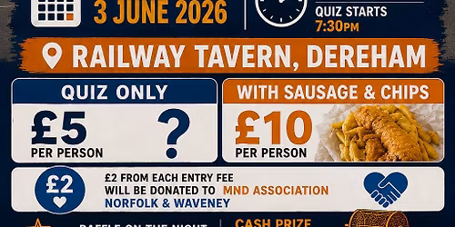 Quiz Night for MND Association Norfolk and Waveney 