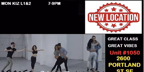 MON Kizomba MAY04 11 18 25: Class 7-9PM