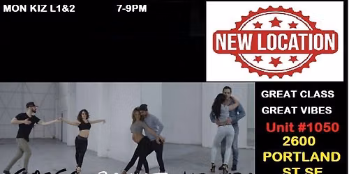 MON Kizomba MAY04 11 18 25: Class 7-9PM