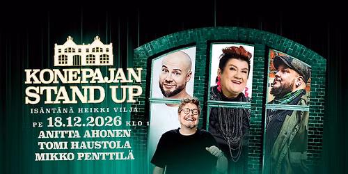 Pe 18.12. Anitta Ahonen, Tomi Haustola, Mikko Penttil\u00e4, is\u00e4nt\u00e4n\u00e4 Heikki Vilja