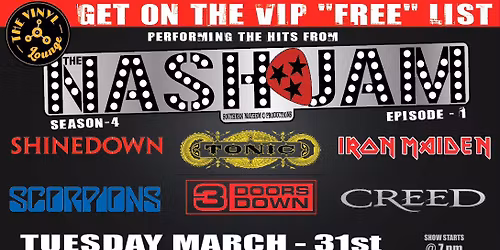 NASH JAM - SEASON 4 - MARCH 31ST 7pm