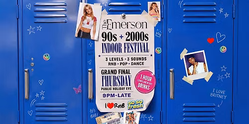 90s + 2000s FESTIVAL - 3 LEVELS - PUBLIC HOLIDAY EVE