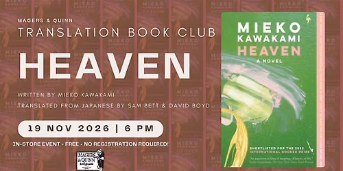 Translation Book Club - Heaven