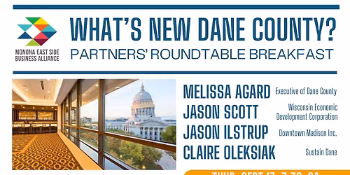 What's New Dane County? \u2013 Partners' Roundtable Breakfast