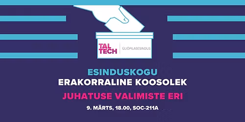 Esinduskogu erakorraline koosolek: JUHATUSE VALIMISTE ERI!