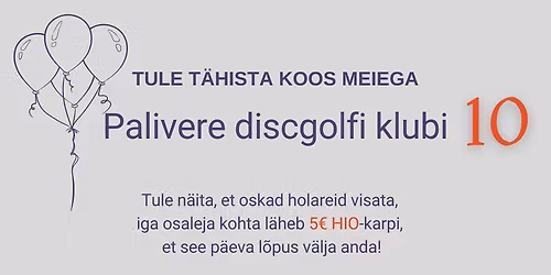 Palivere DG 10a juubel 